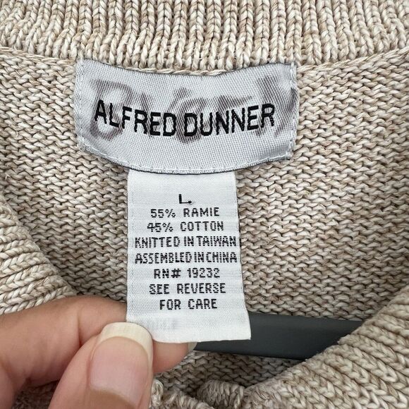 Alfred Dunner Knit Cardigan Sweater Sz L Novelty Floral Embroidered‎ Ice Skating - Picture 10 of 16